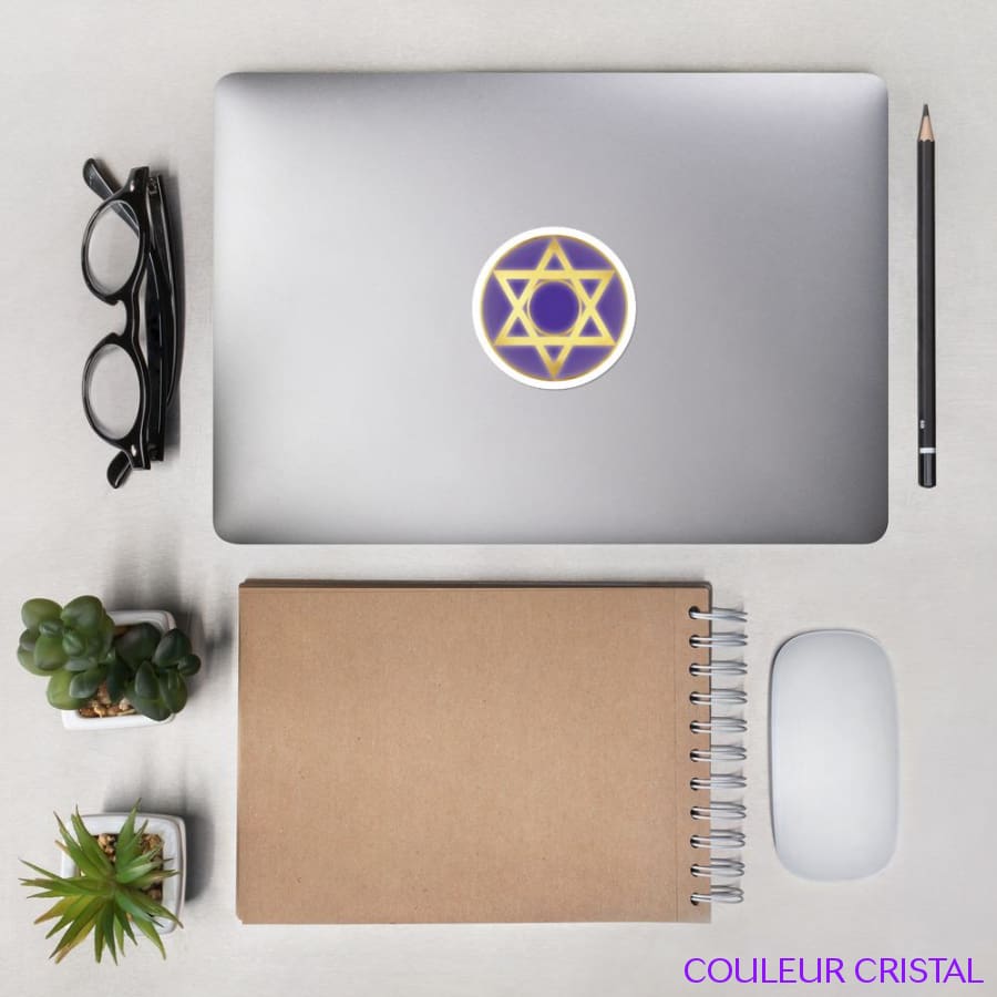 COULEUR CRISTAL - Pendentif Pentagramme de Protection